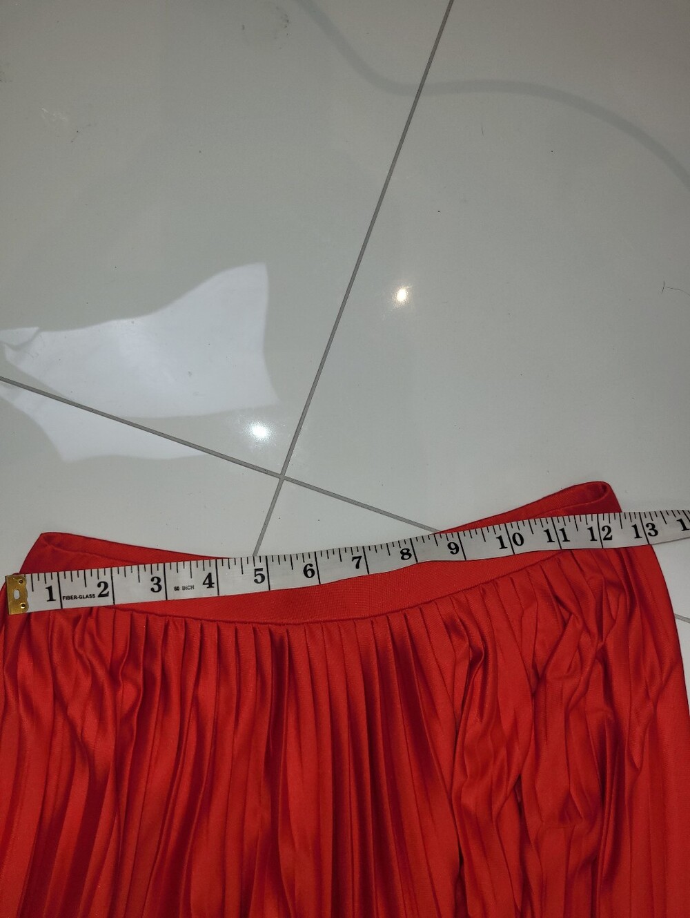 Twik ( Simons) Red Pleated Maxi Midi Skirt - Size Small (NWOT) - Picture 10 of 13
